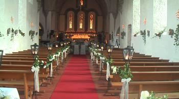 red carpets for church weddings