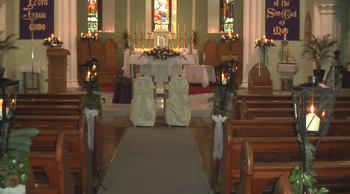 bridal chair covers for church and reception